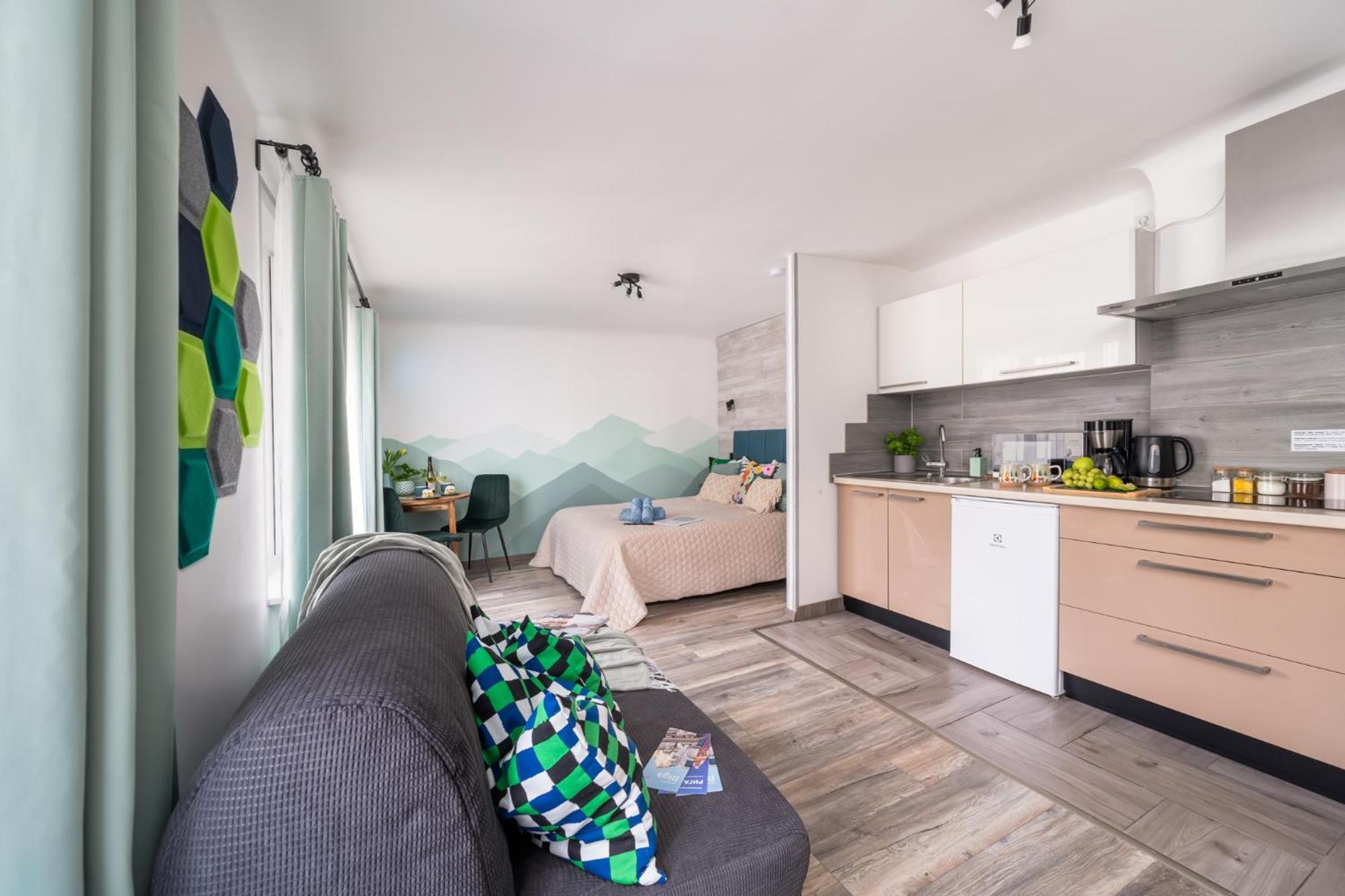 Green Garden & Private Parking Apartments With Playground Riga Eksteriør billede